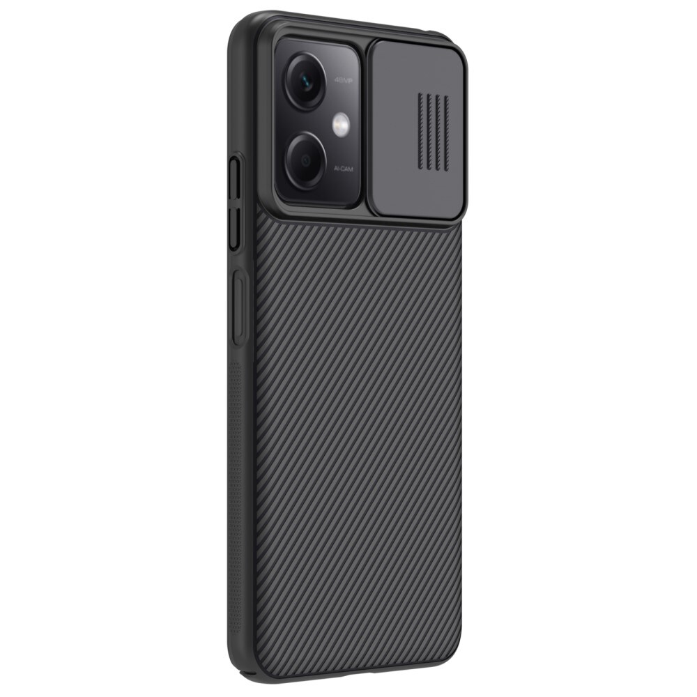 Xiaomi Redmi Note 12 Cover med kamerabeskyttelse - CamShield, Sort
