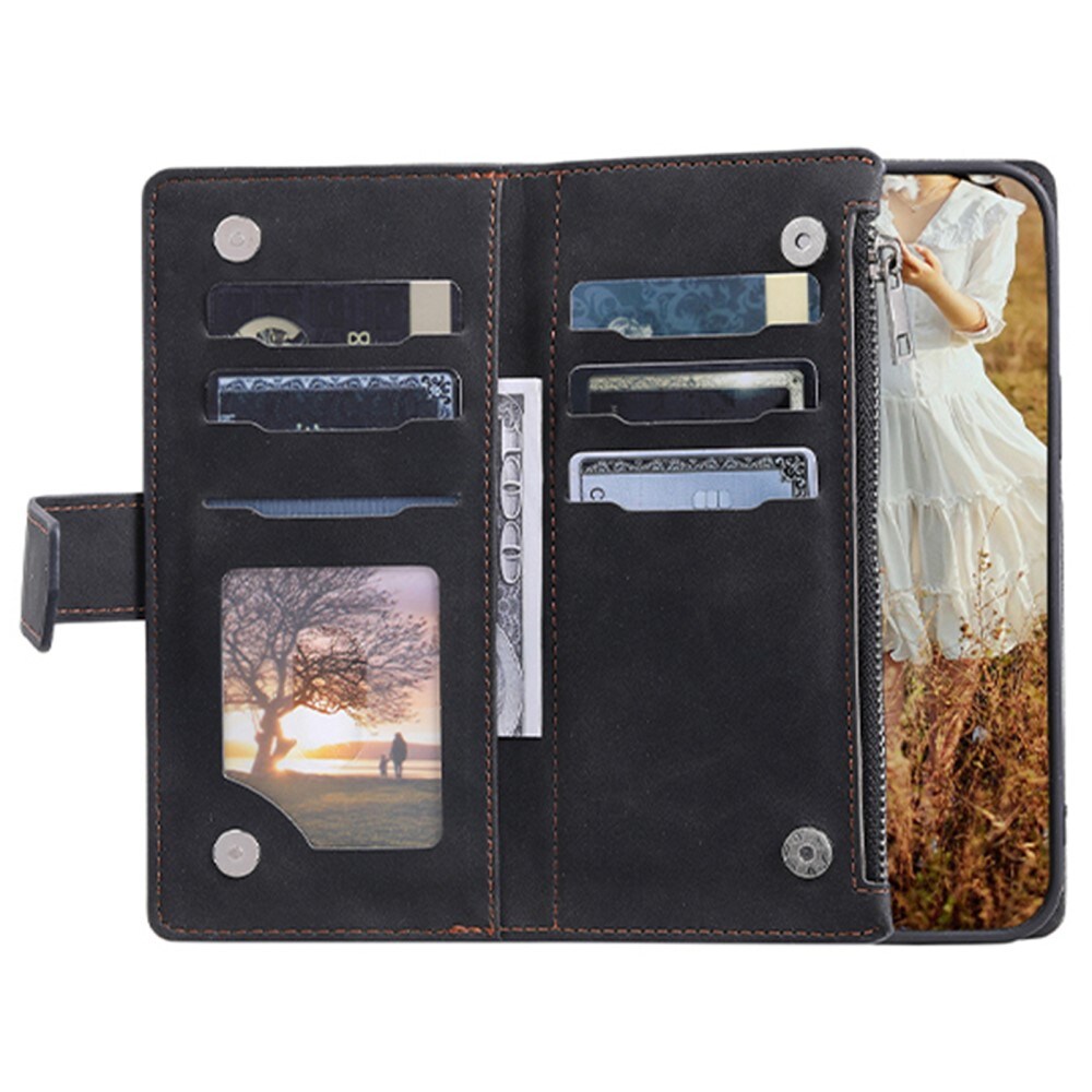 Samsung Galaxy S23 Quiltet pungtaske, Sort