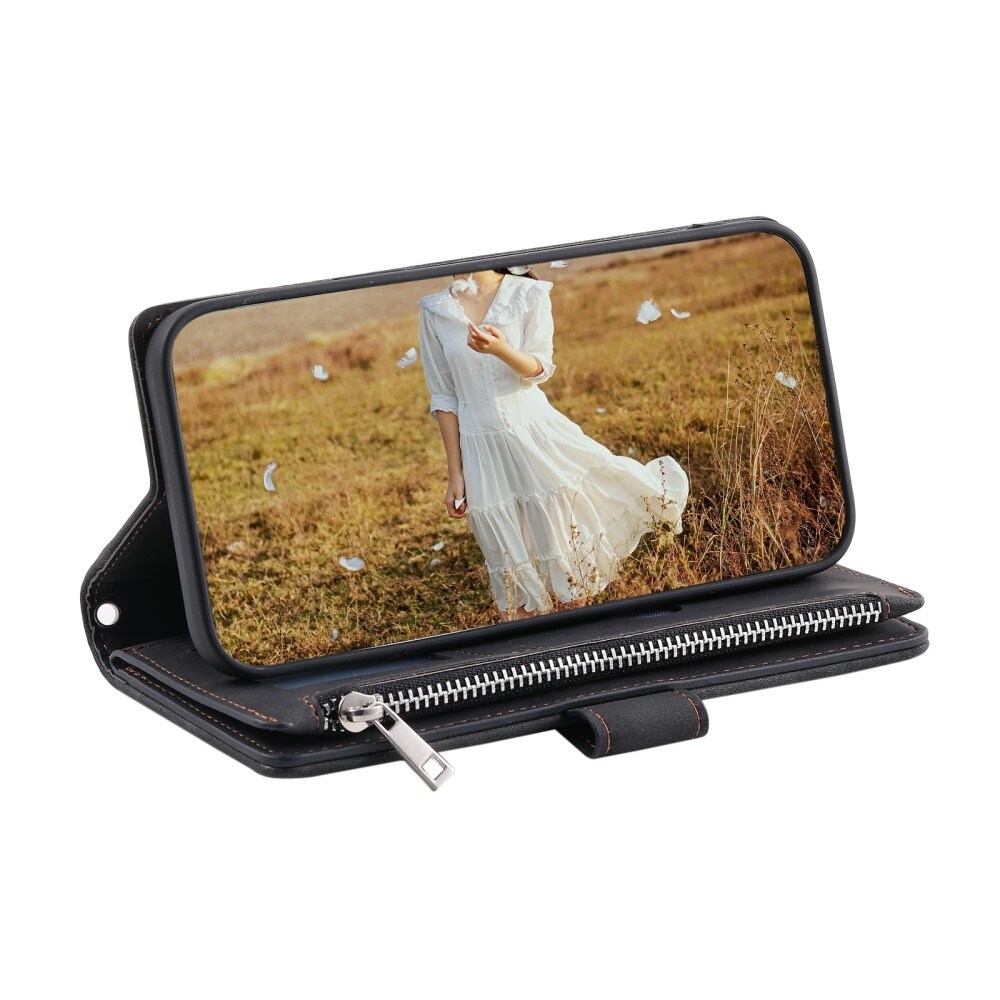 Samsung Galaxy S23 Quiltet pungtaske, Sort