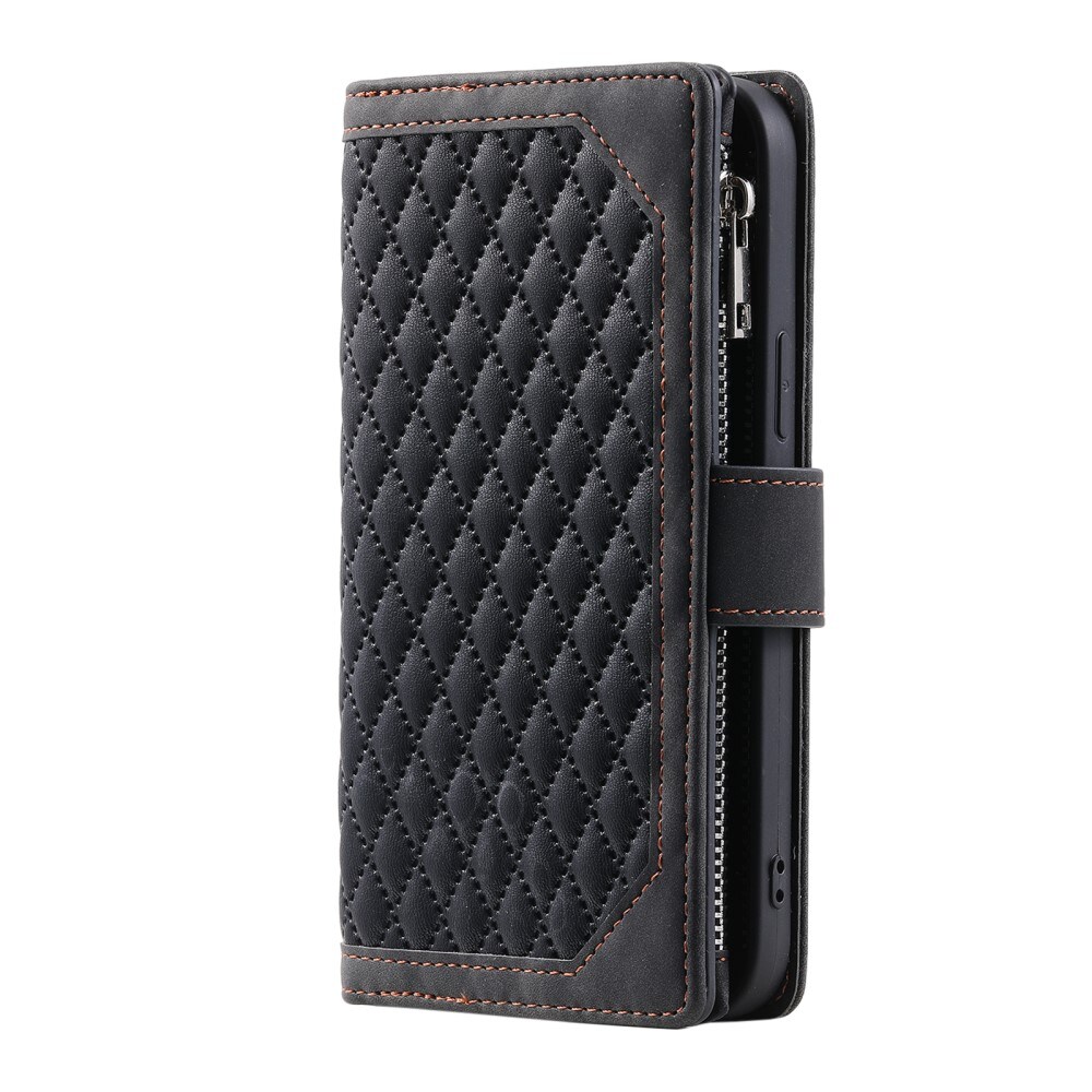 Samsung Galaxy S23 Quiltet pungtaske, Sort
