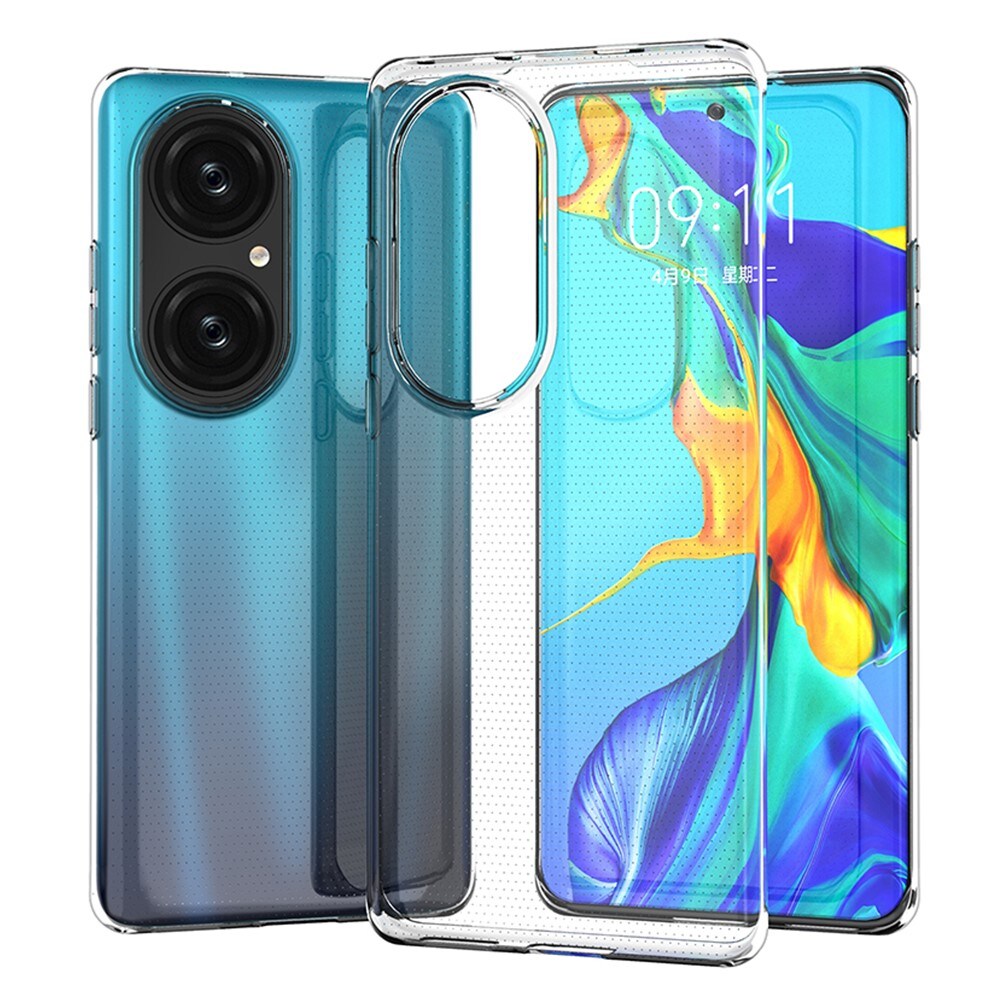 Huawei P50 Pro Tyndt TPU-cover, Gennemsigtig