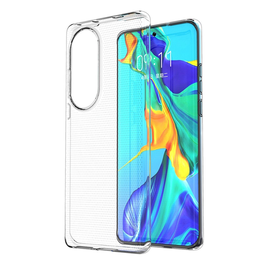 Huawei P50 Pro Tyndt TPU-cover, Gennemsigtig