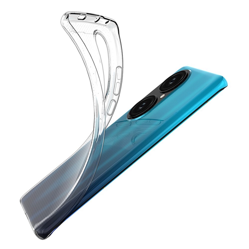 Huawei P50 Pro Tyndt TPU-cover, Gennemsigtig