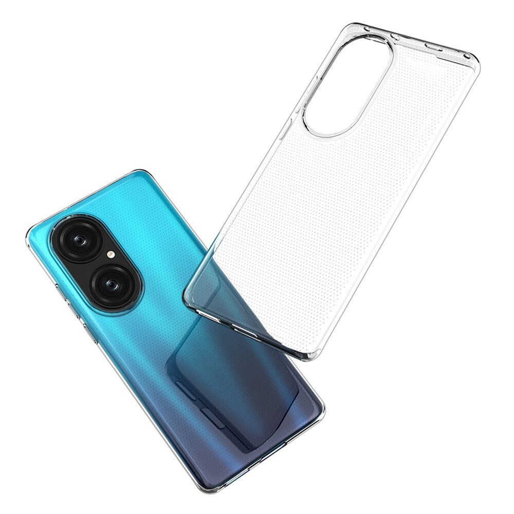 Huawei P50 Pro Tyndt TPU-cover, Gennemsigtig