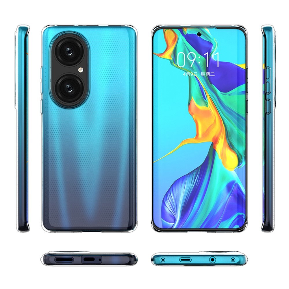 Huawei P50 Pro Tyndt TPU-cover, Gennemsigtig