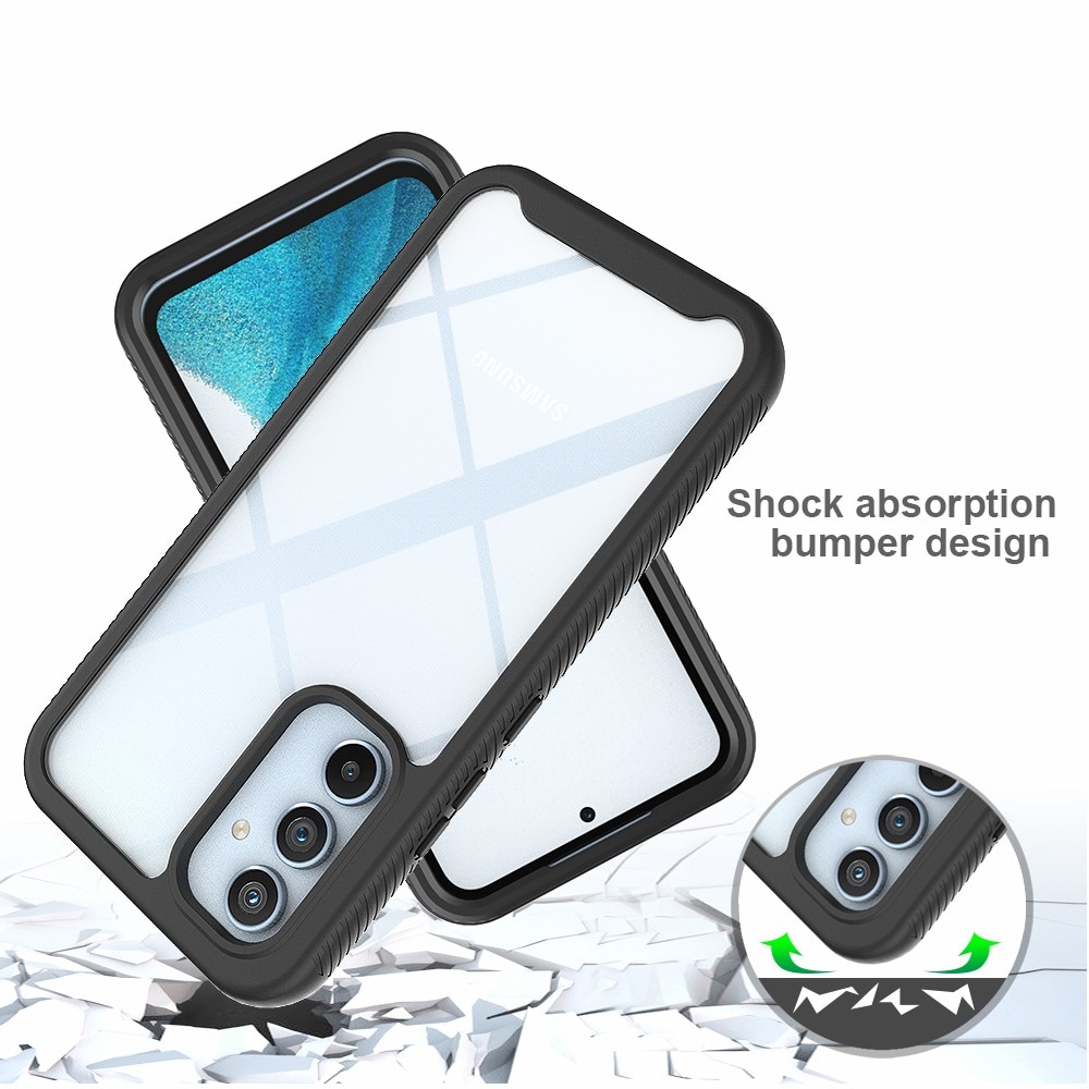 Samsung Galaxy A54 Mobilcover med beskyttelsesramme, Sort