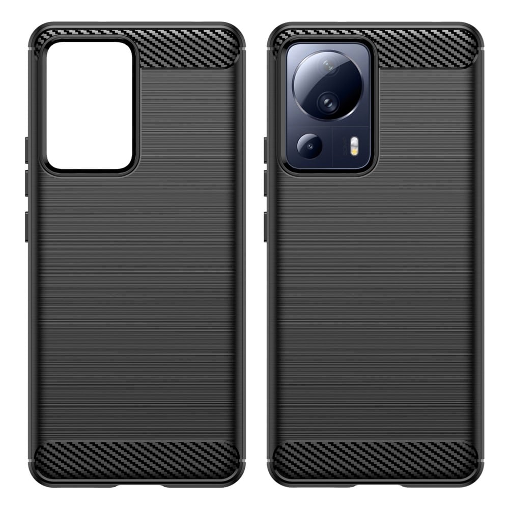 Xiaomi 13 Lite TPU-cover Brushed, Sort