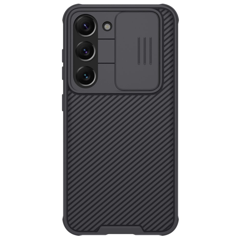Samsung Galaxy S23 Cover med kamerabeskyttelse - CamShield, Sort
