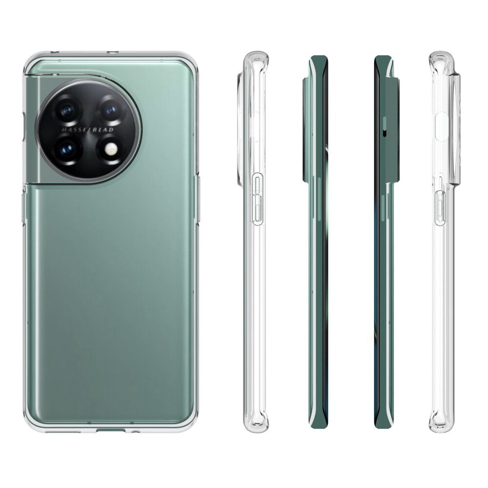  OnePlus 11 Tyndt TPU-cover, Gennemsigtig