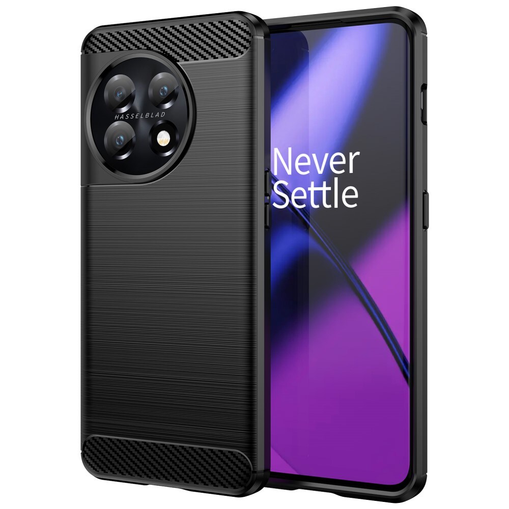  OnePlus 11 TPU-cover Brushed, Sort