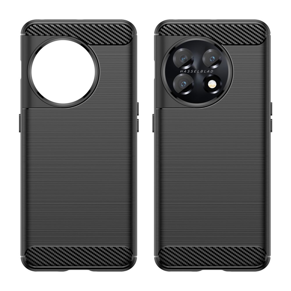  OnePlus 11 TPU-cover Brushed, Sort