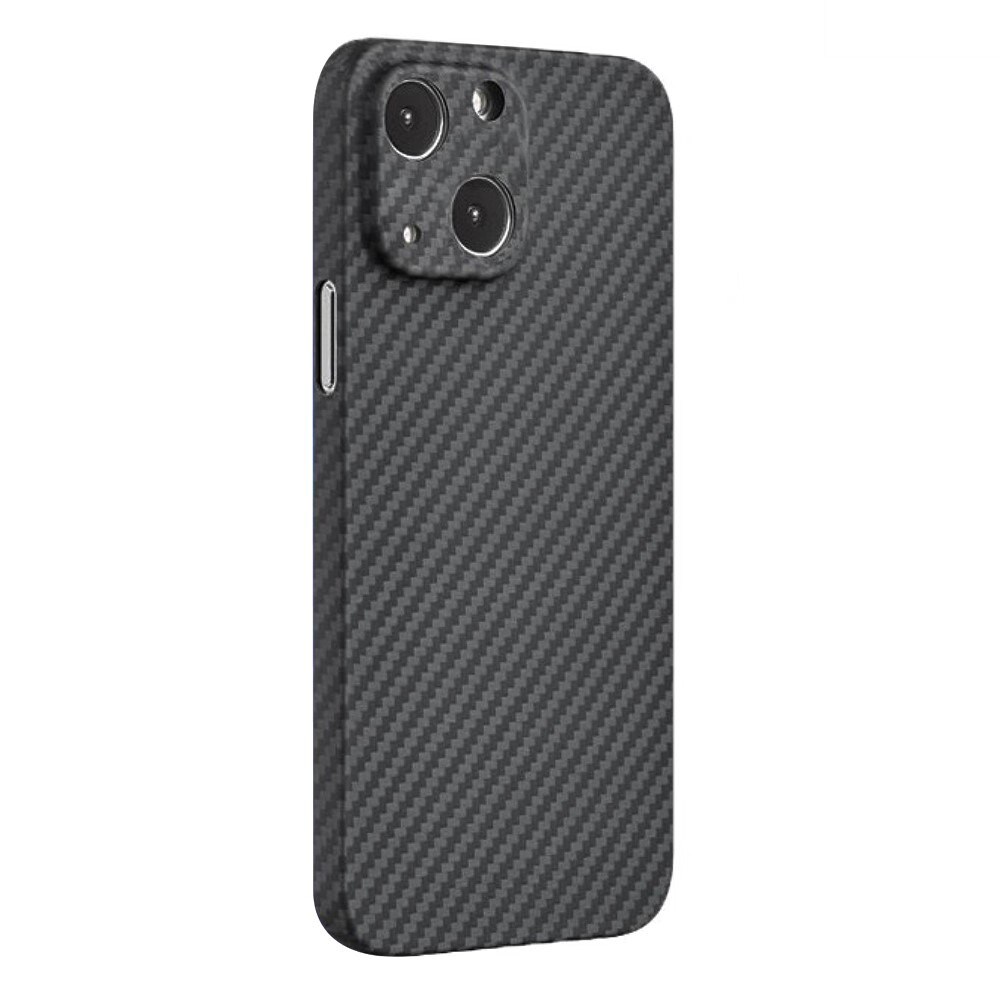 iPhone 15 Slankt cover i aramidfiber, Sort
