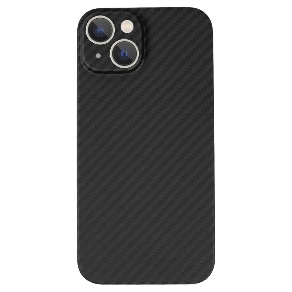 iPhone 13 Slankt cover i aramidfiber, Sort