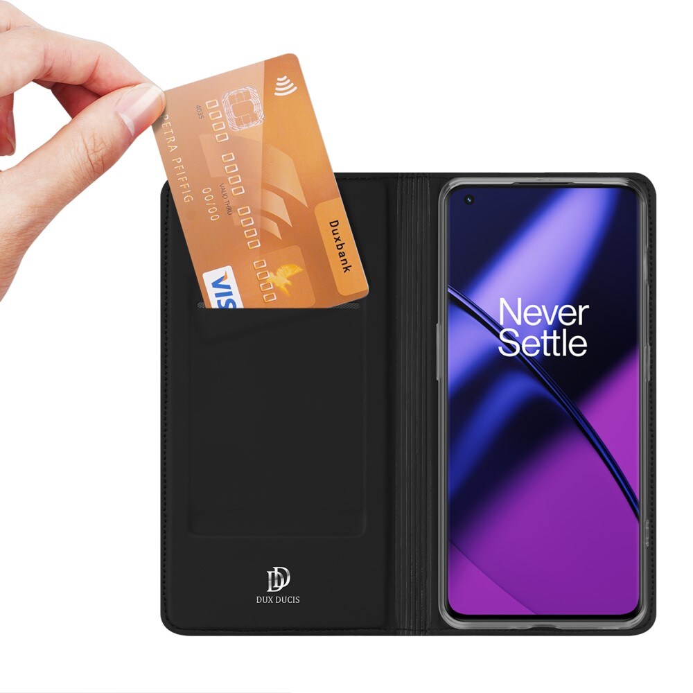  OnePlus 11 Slankt mobiletui, Sort