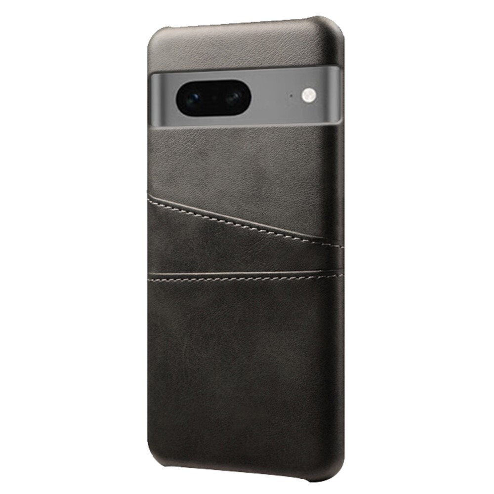 Google Pixel 7a Smart cover med 2 kortholdere, Sort