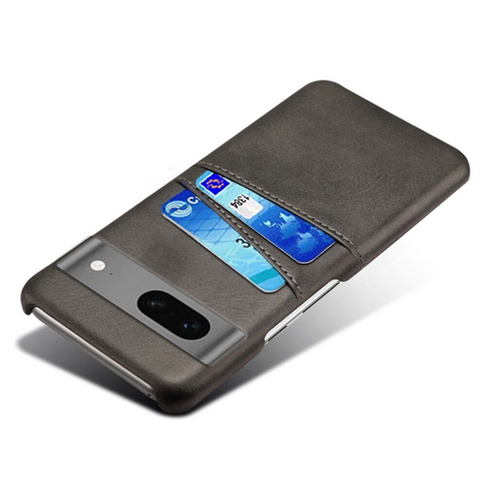 Google Pixel 7a Smart cover med 2 kortholdere, Sort