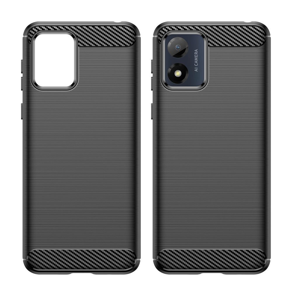 Motorola Moto E13 TPU-cover Brushed, Sort