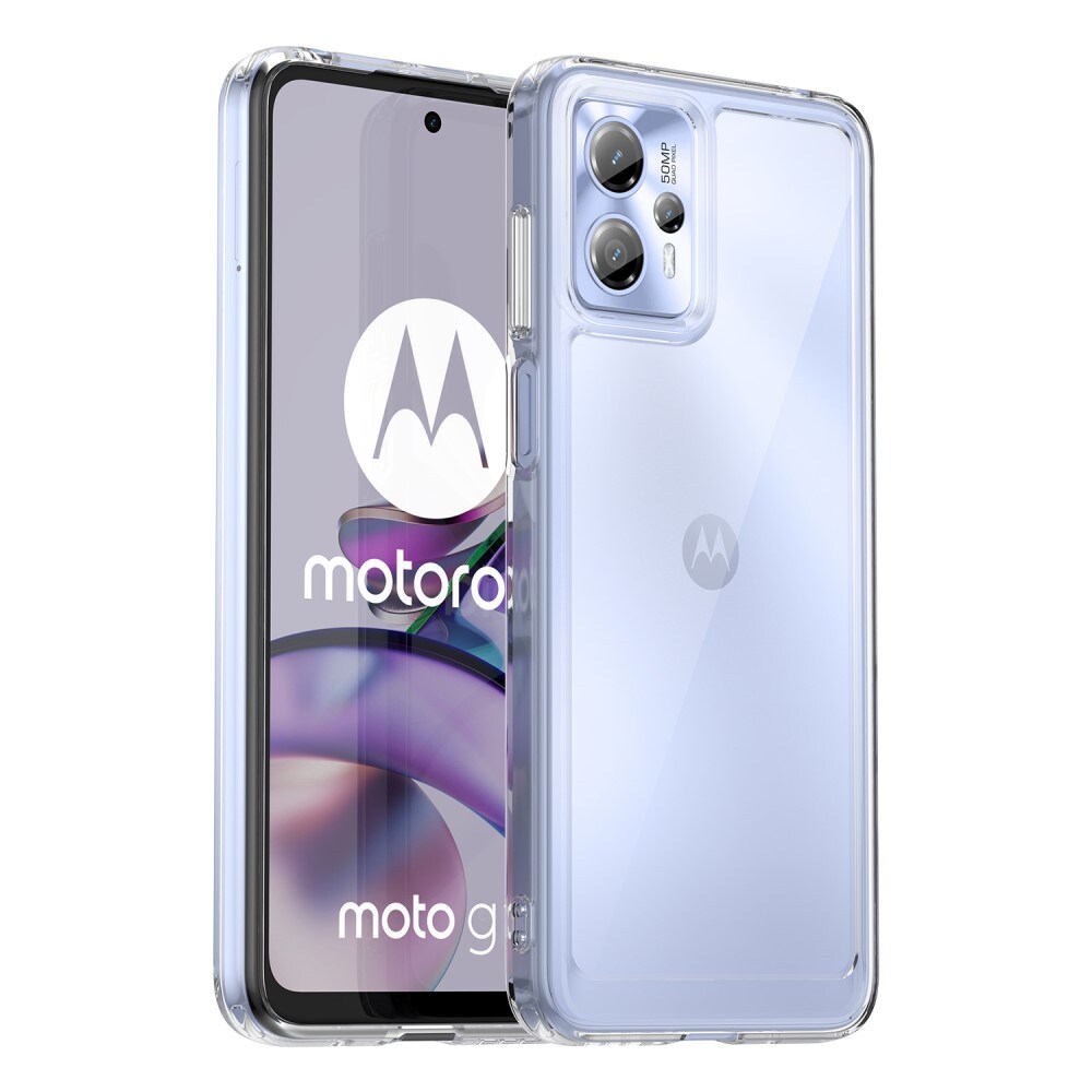 Motorola Moto G13/Moto G23 Crystal Hybrid-cover, Gennemsigtig