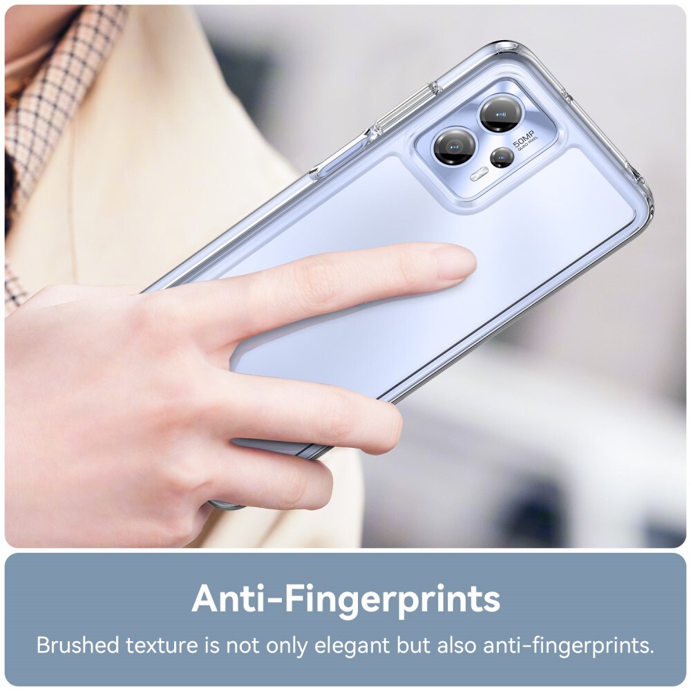 Motorola Moto G13/Moto G23 Crystal Hybrid-cover, Gennemsigtig
