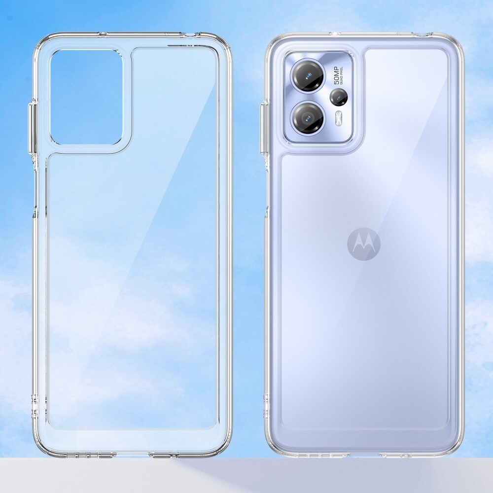 Motorola Moto G13/Moto G23 Crystal Hybrid-cover, Gennemsigtig