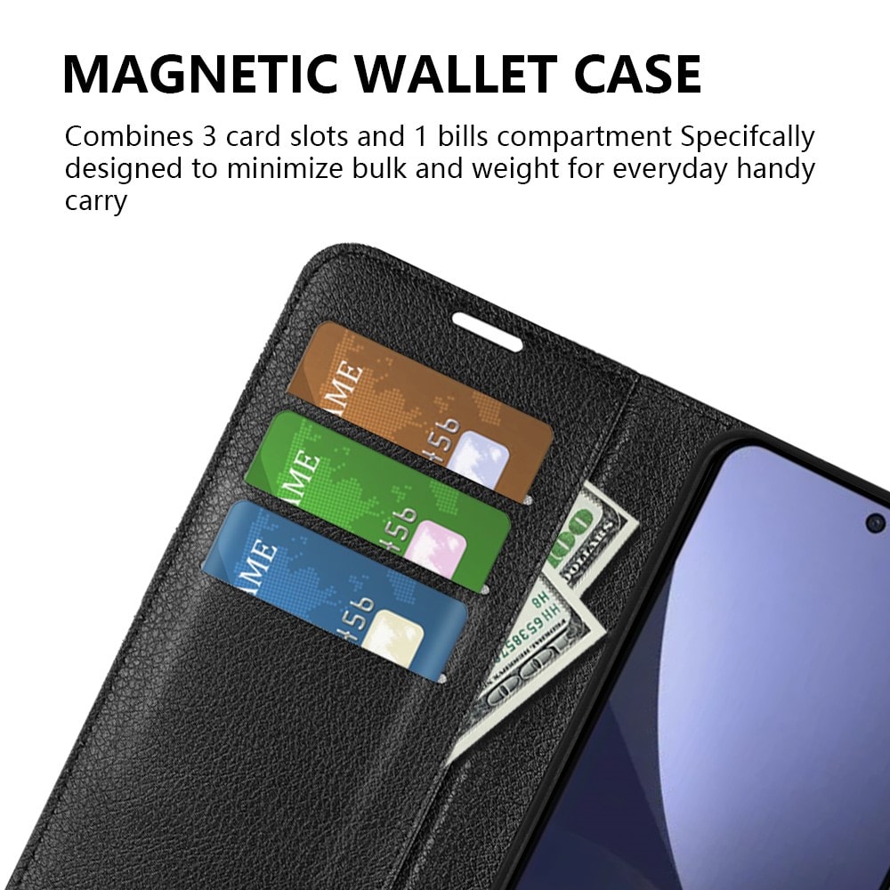 Xiaomi 13 Enkelt mobiletui, Sort