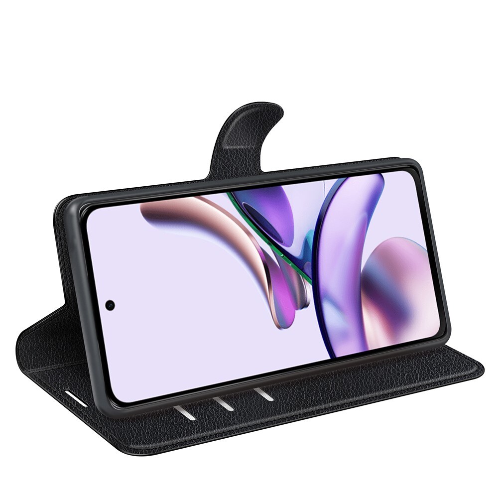 Motorola Moto G13 Enkelt mobiletui, Sort