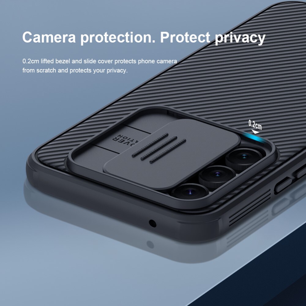 Samsung Galaxy A54 Cover med kamerabeskyttelse - CamShield, Sort