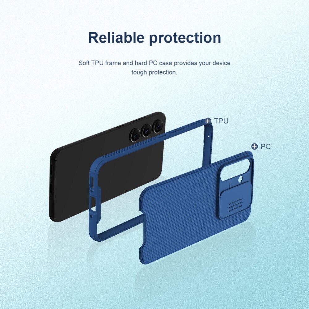 Samsung Galaxy A54 Cover med kamerabeskyttelse - CamShield, Sort