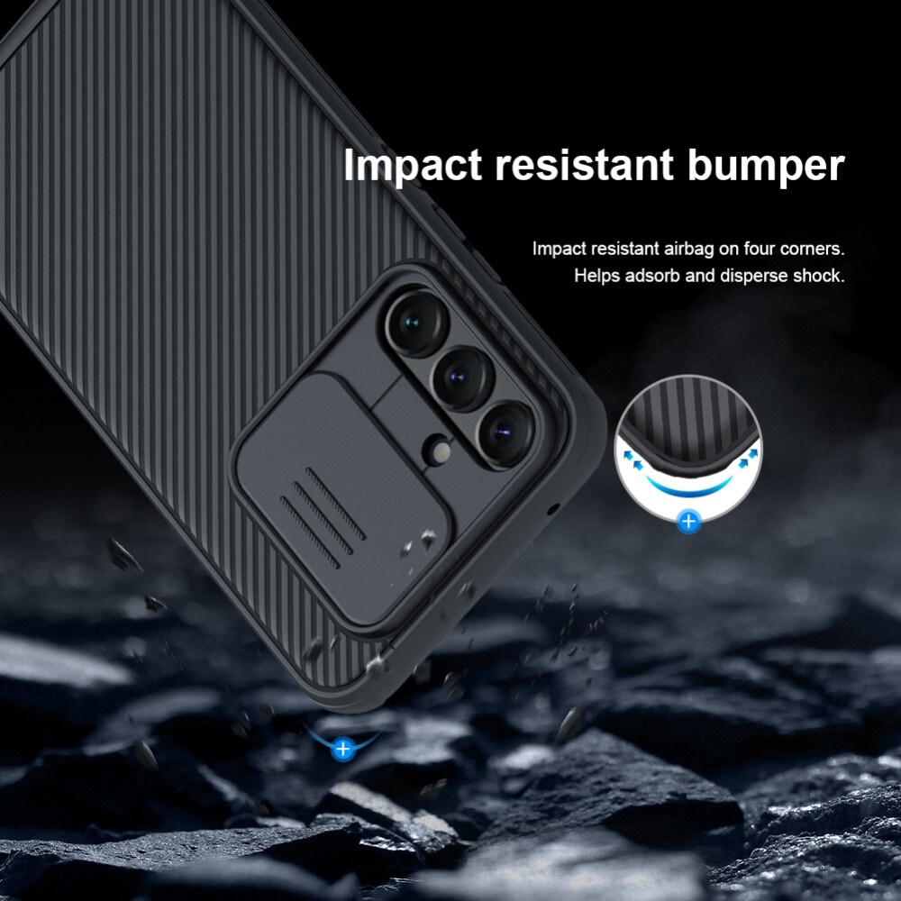 Samsung Galaxy A54 Cover med kamerabeskyttelse - CamShield, Sort