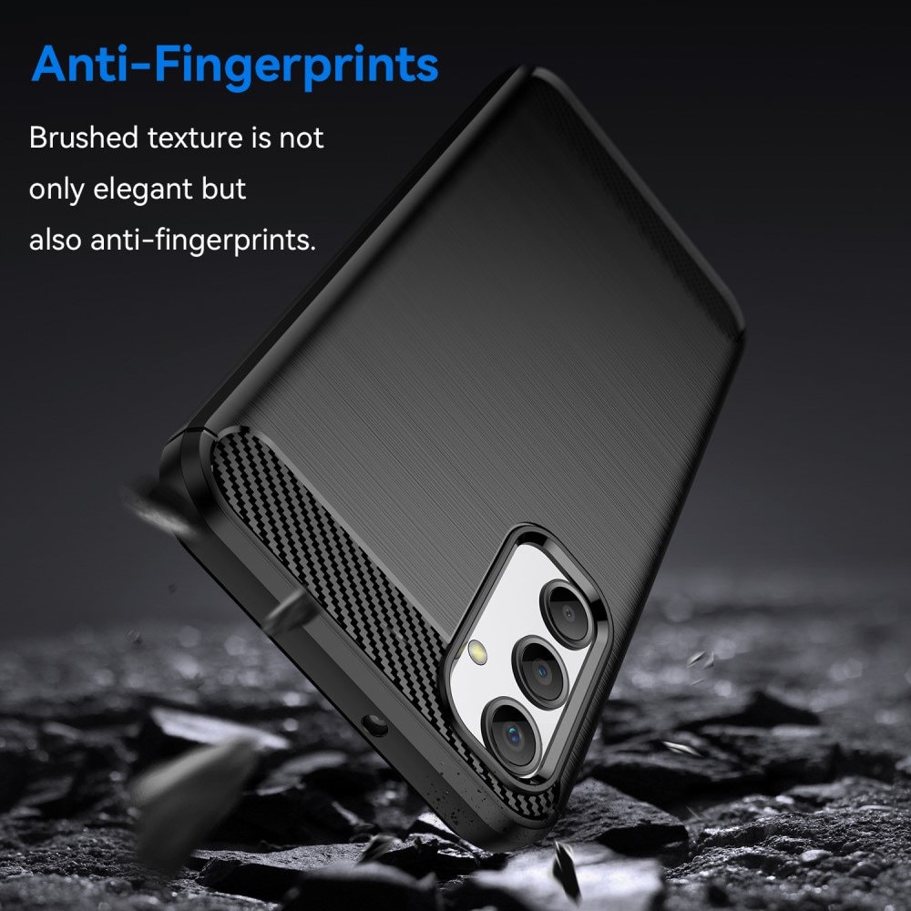 Samsung Galaxy A24 TPU-cover Brushed, Sort