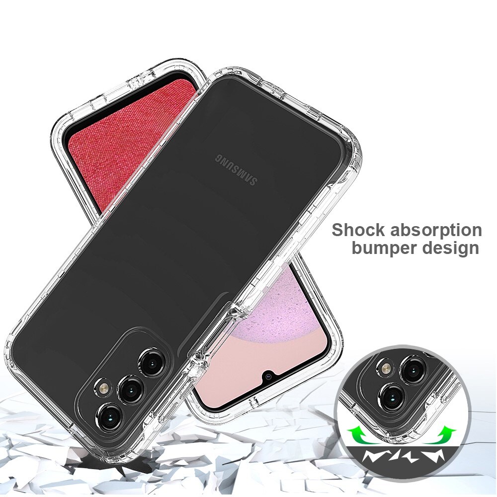 Samsung Galaxy A14 Mobilcover Full Protection, Gennemsigtig