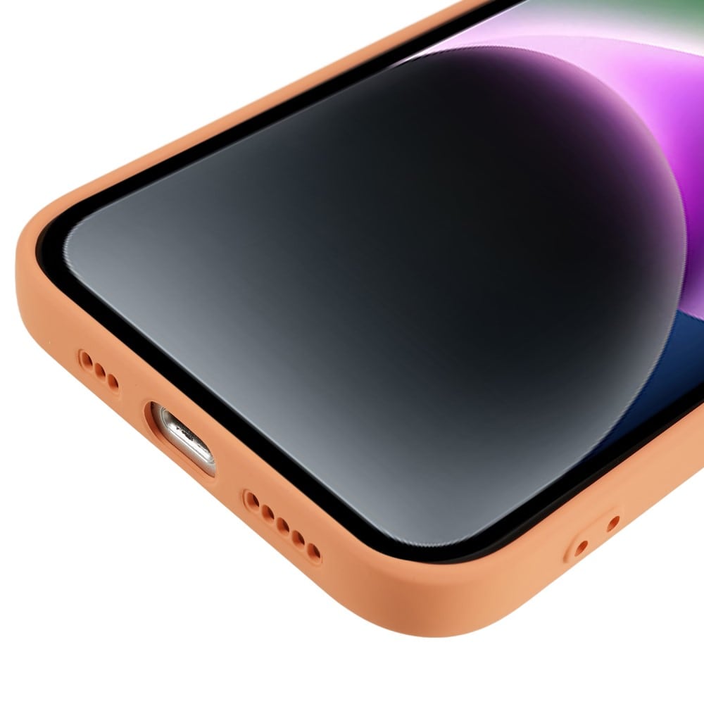 iPhone 14 Mobilcover i TPU, Orange