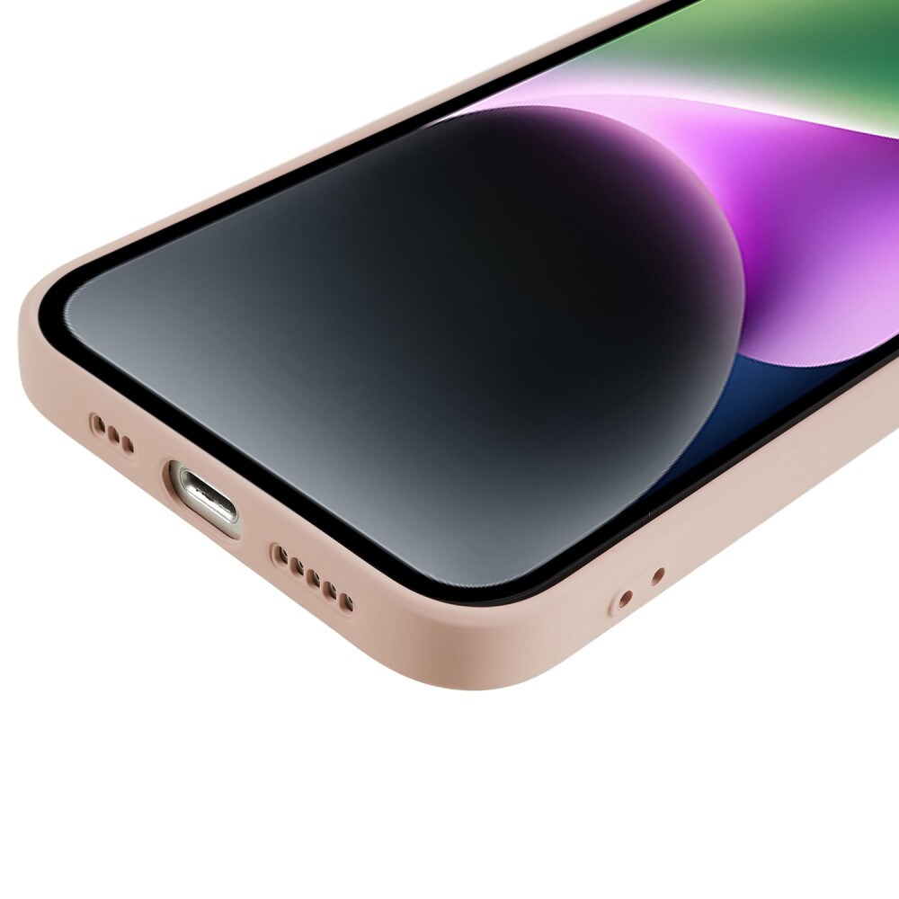 iPhone 14 Mobilcover i TPU, Lyserød