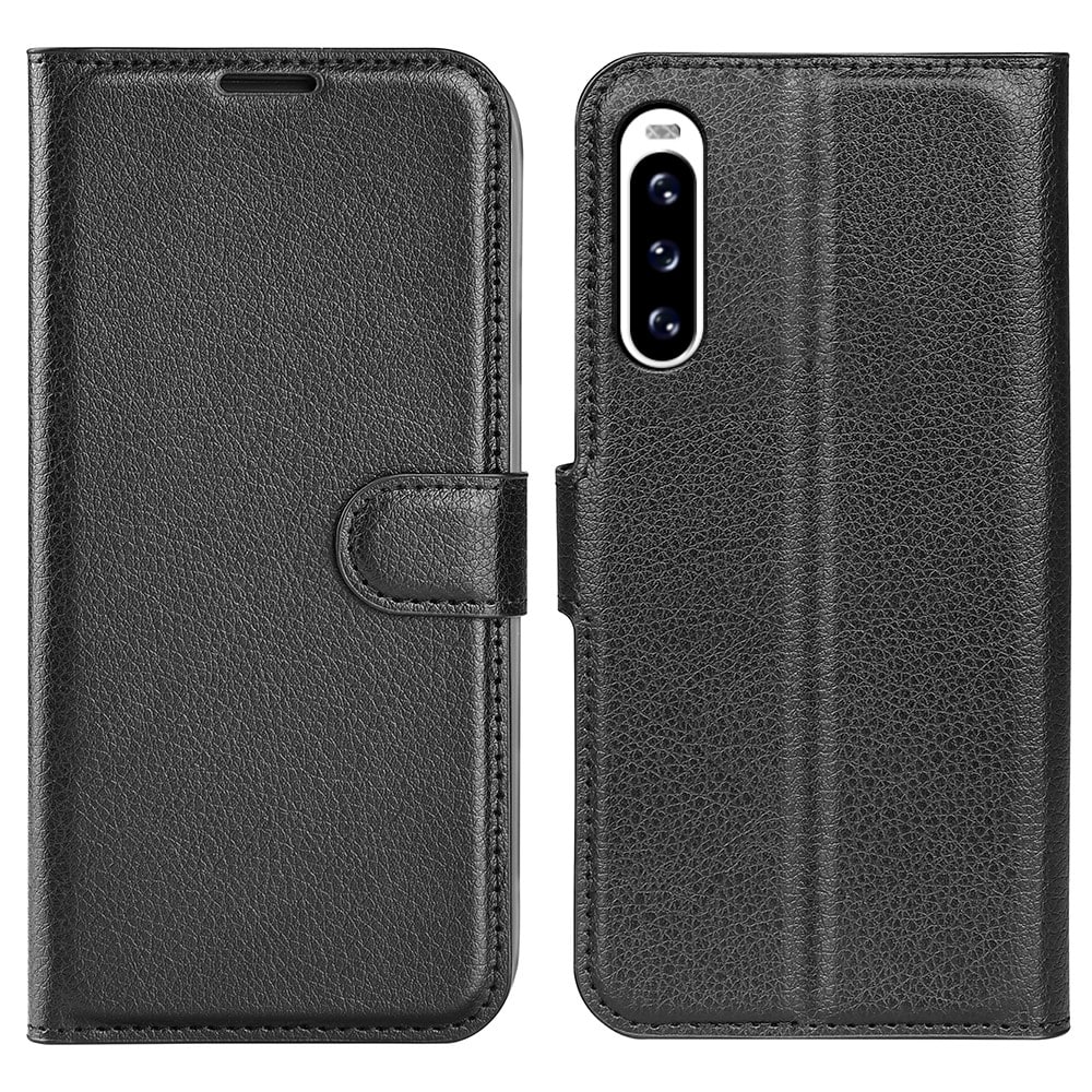 Sony Xperia 10 V Enkelt mobiletui, Sort