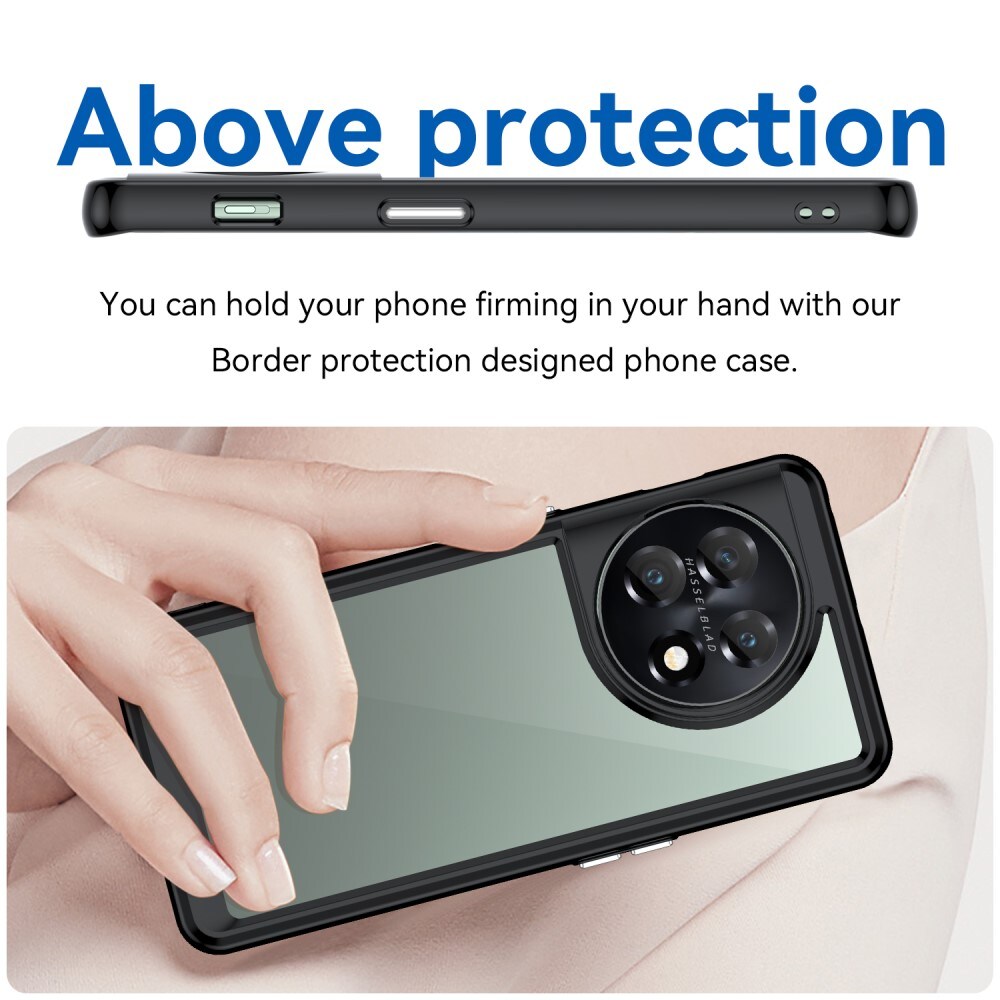  OnePlus 11 Crystal Hybrid-cover, Sort