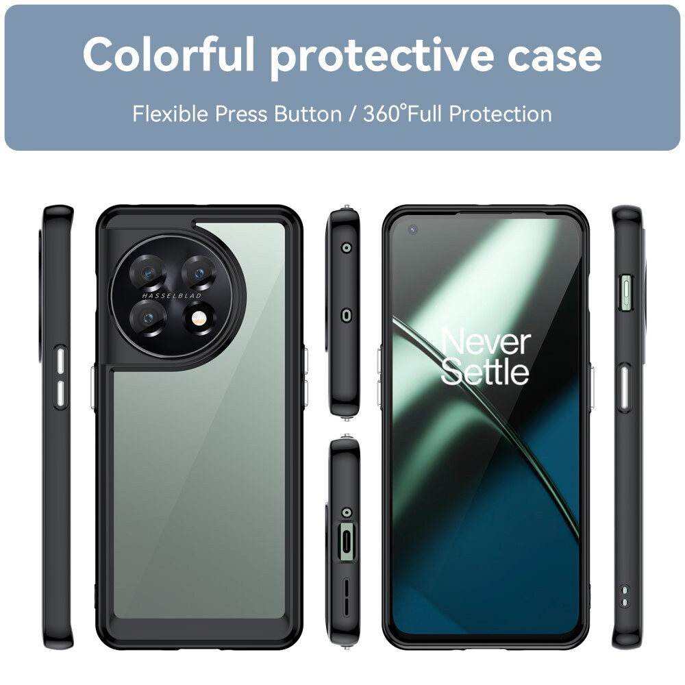  OnePlus 11 Crystal Hybrid-cover, Sort