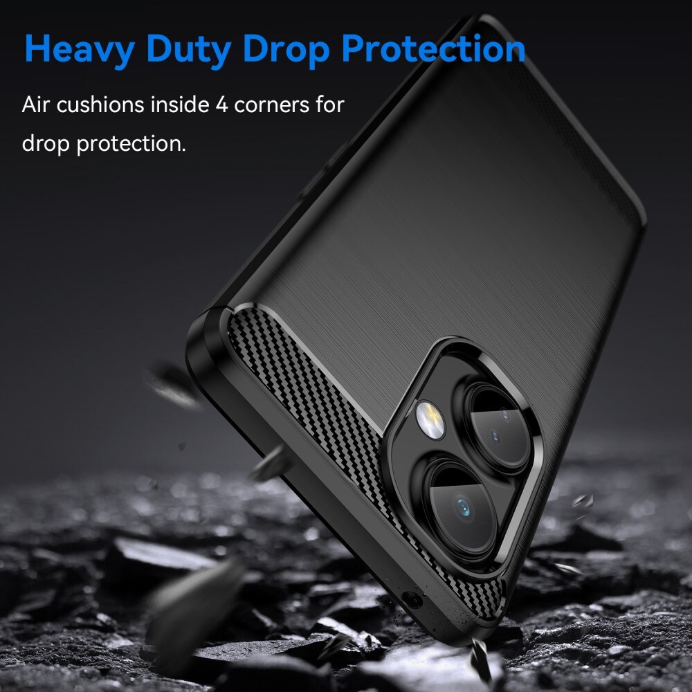  OnePlus Nord CE 3 Lite TPU-cover Brushed, Sort