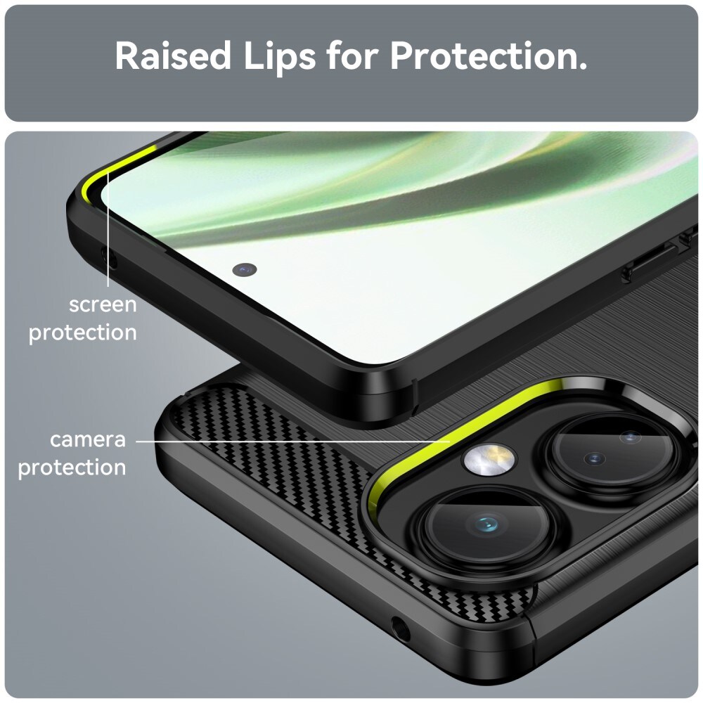  OnePlus Nord CE 3 Lite TPU-cover Brushed, Sort