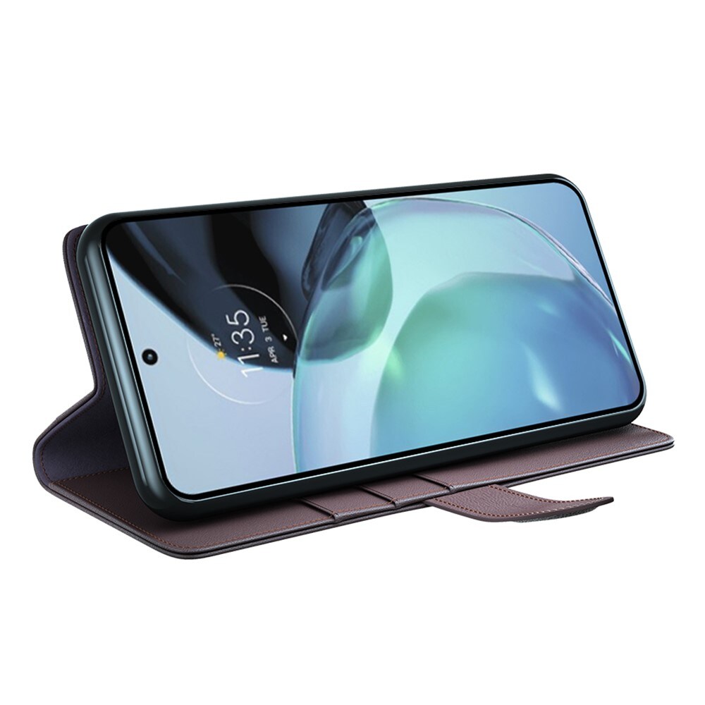 Google Pixel 7a Slankt mobiletui i ægte læder, Brun