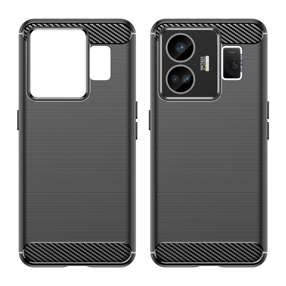  Realme GT3 TPU-cover Brushed, Sort