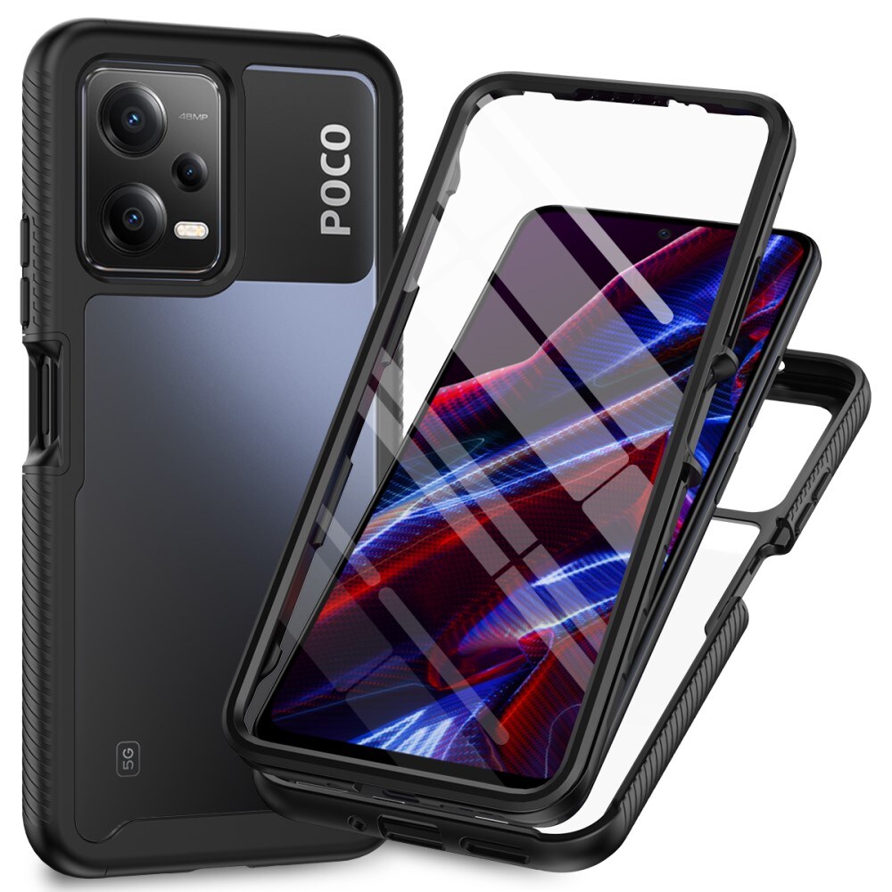 Xiaomi Redmi Note 12 Mobilcover Full Protection, Sort