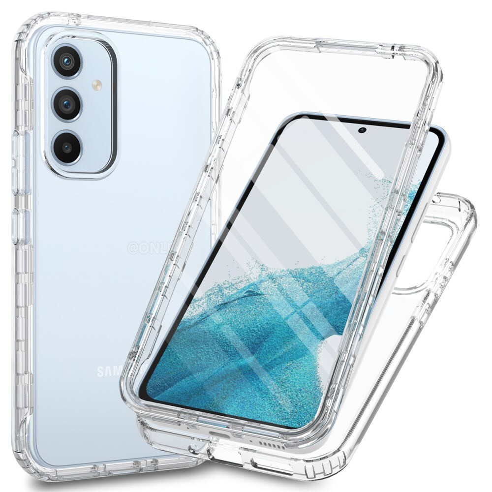 Samsung Galaxy A54 Mobilcover Full Protection, Gennemsigtig