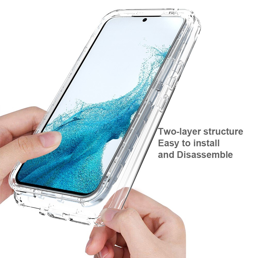 Samsung Galaxy A54 Mobilcover Full Protection, Gennemsigtig