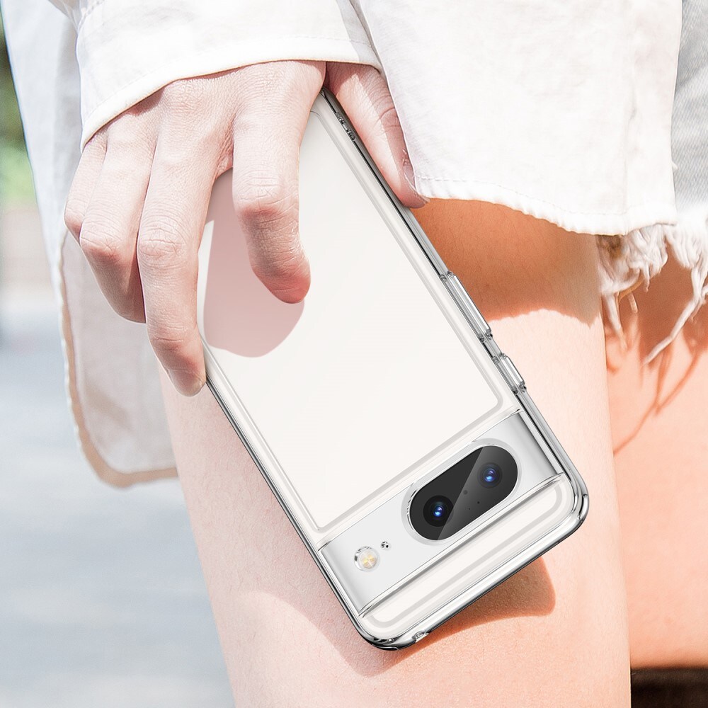 Google Pixel 8 Crystal Hybrid-cover, Gennemsigtig