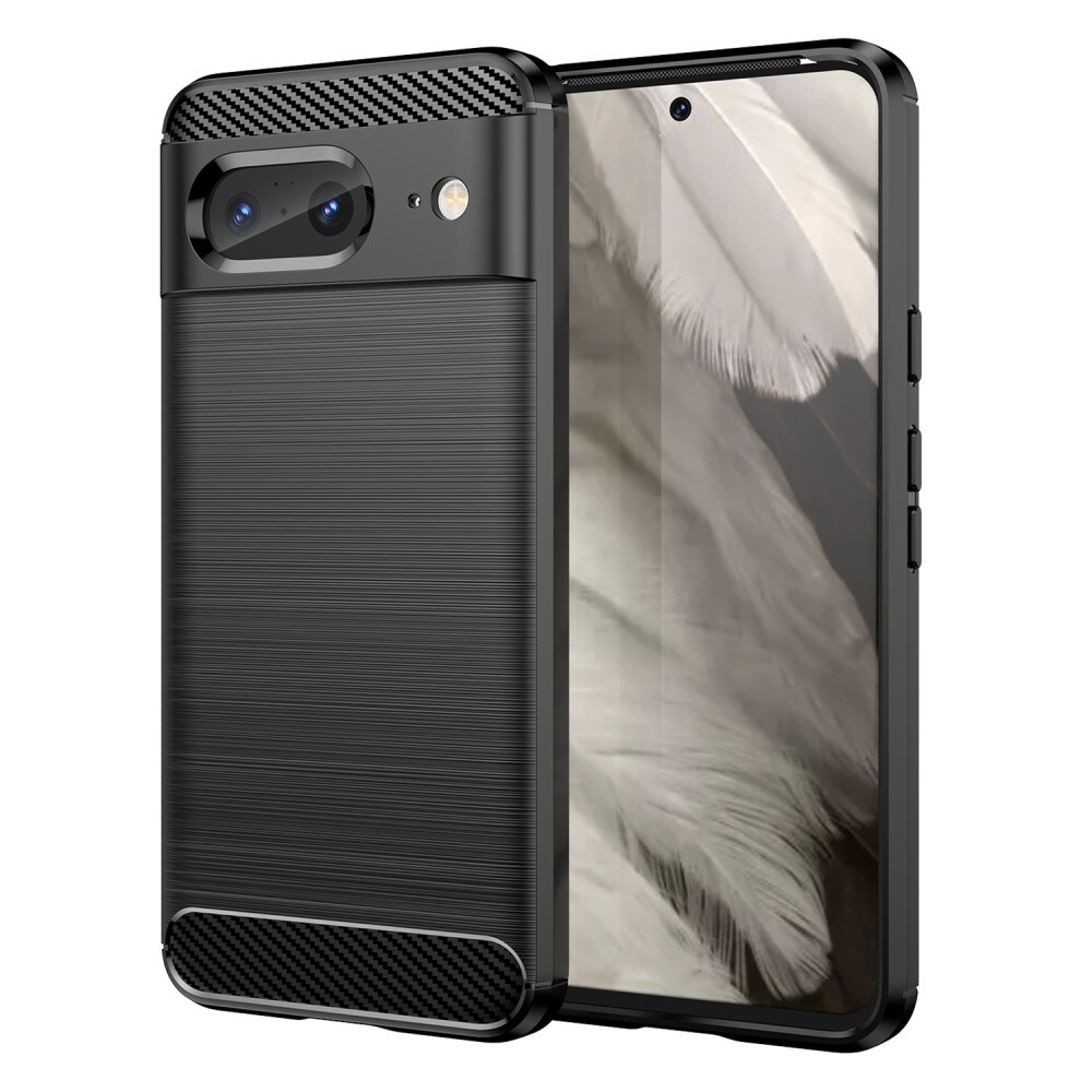 Google Pixel 8 TPU-cover Brushed, Sort