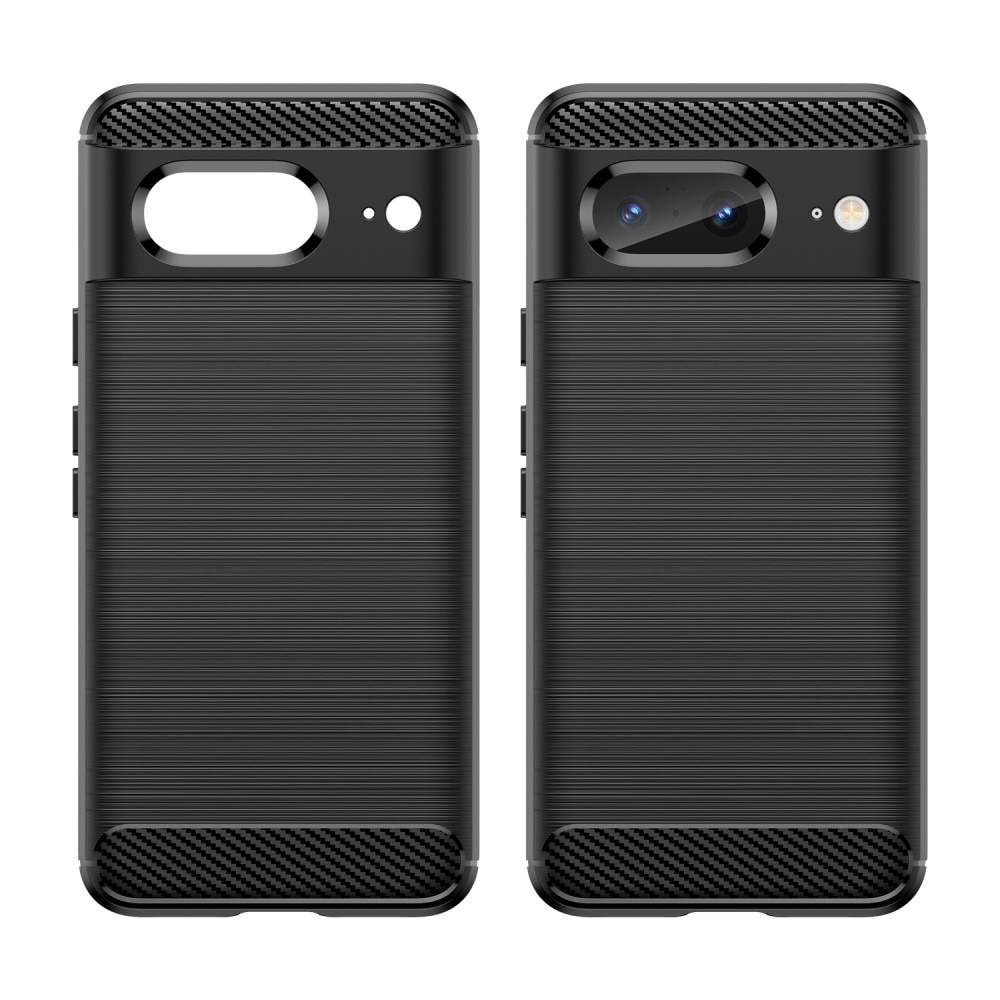 Google Pixel 8 TPU-cover Brushed, Sort