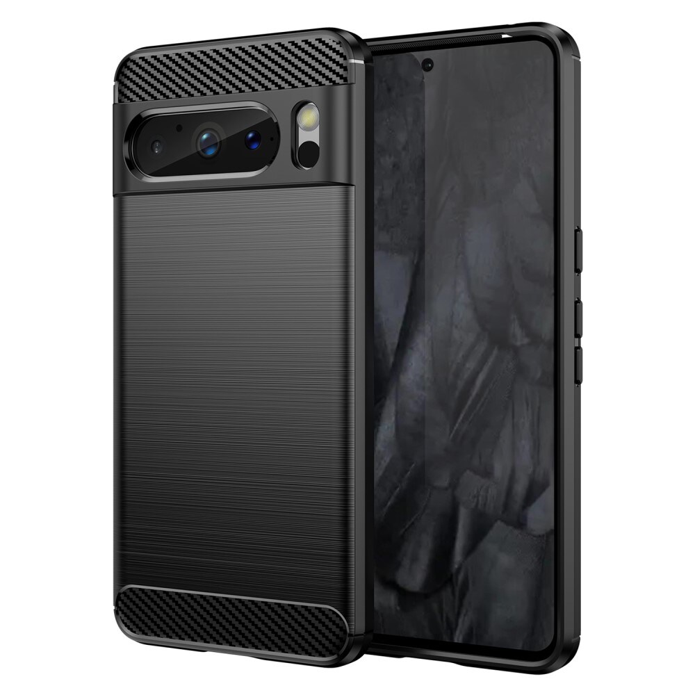 Google Pixel 8 Pro TPU-cover Brushed, Sort
