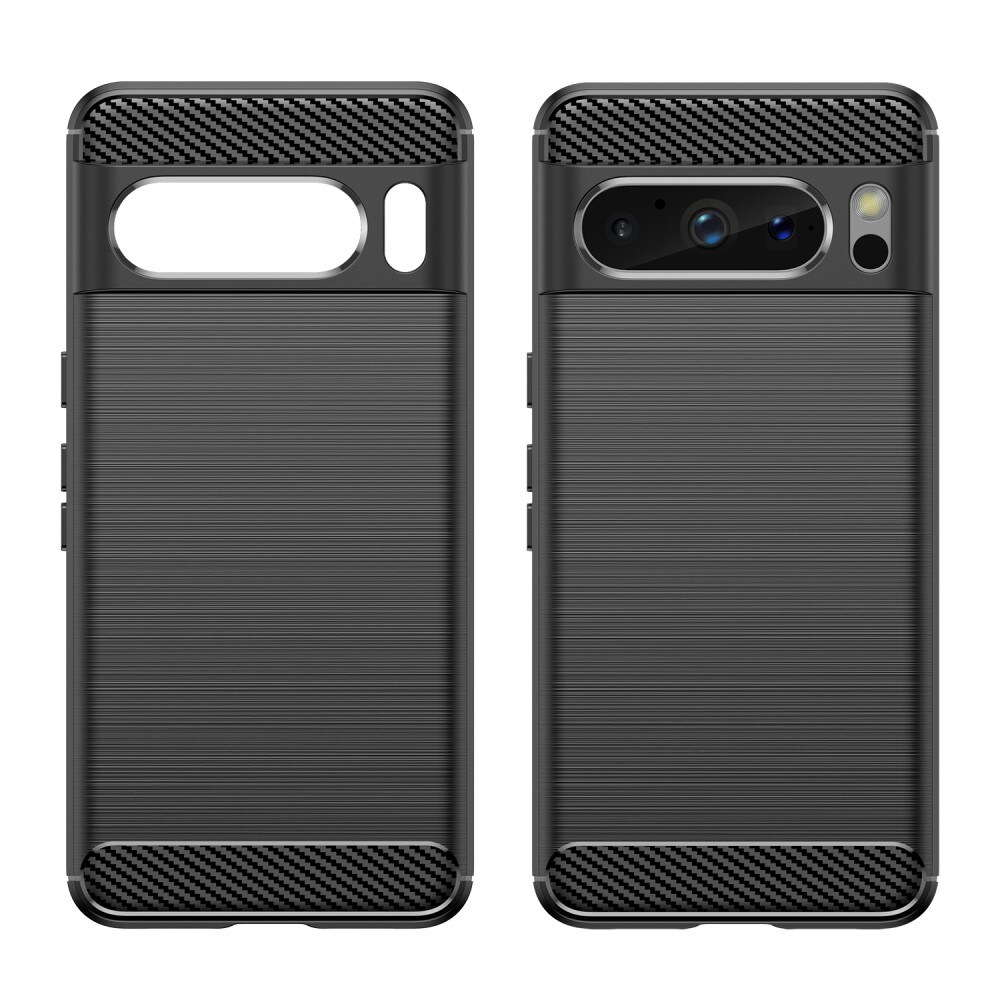 Google Pixel 8 Pro TPU-cover Brushed, Sort