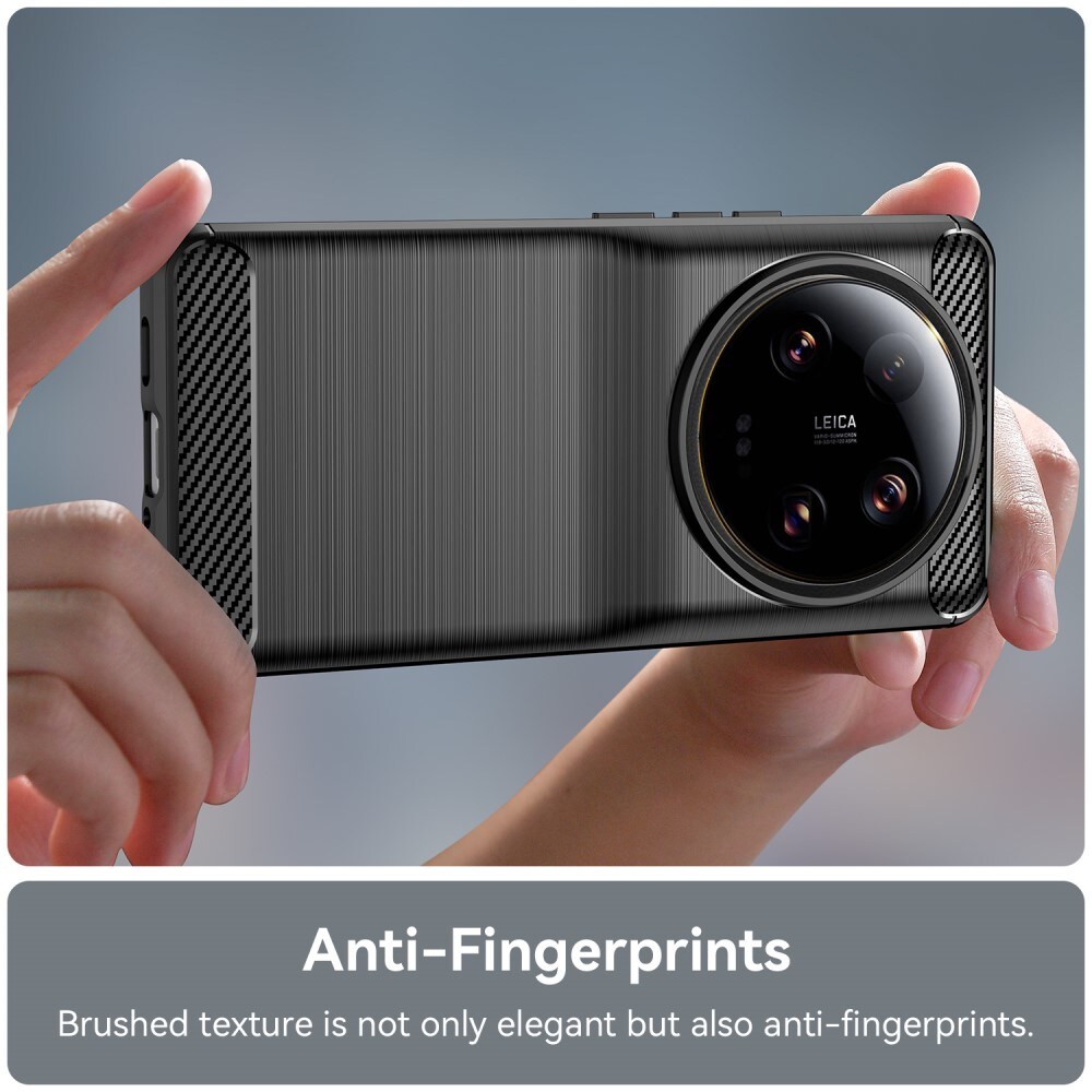Xiaomi 13 Ultra TPU-cover Brushed, Sort