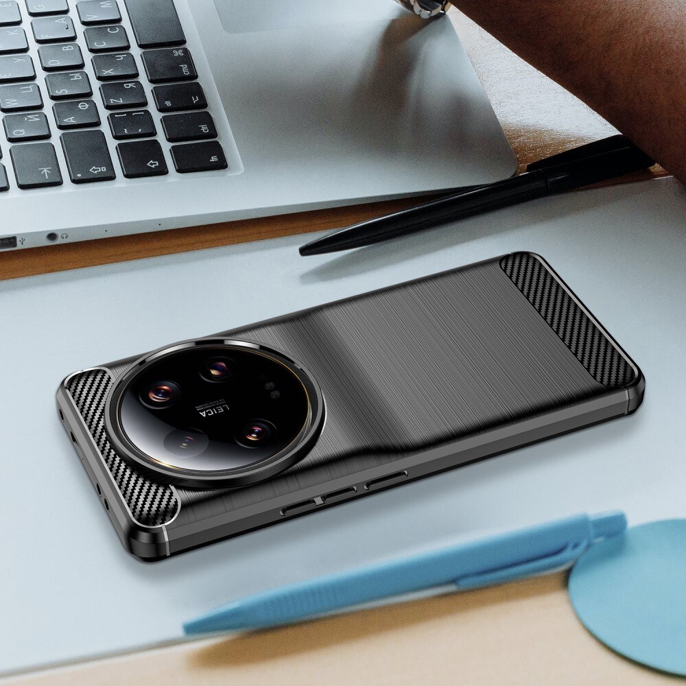 Xiaomi 13 Ultra TPU-cover Brushed, Sort